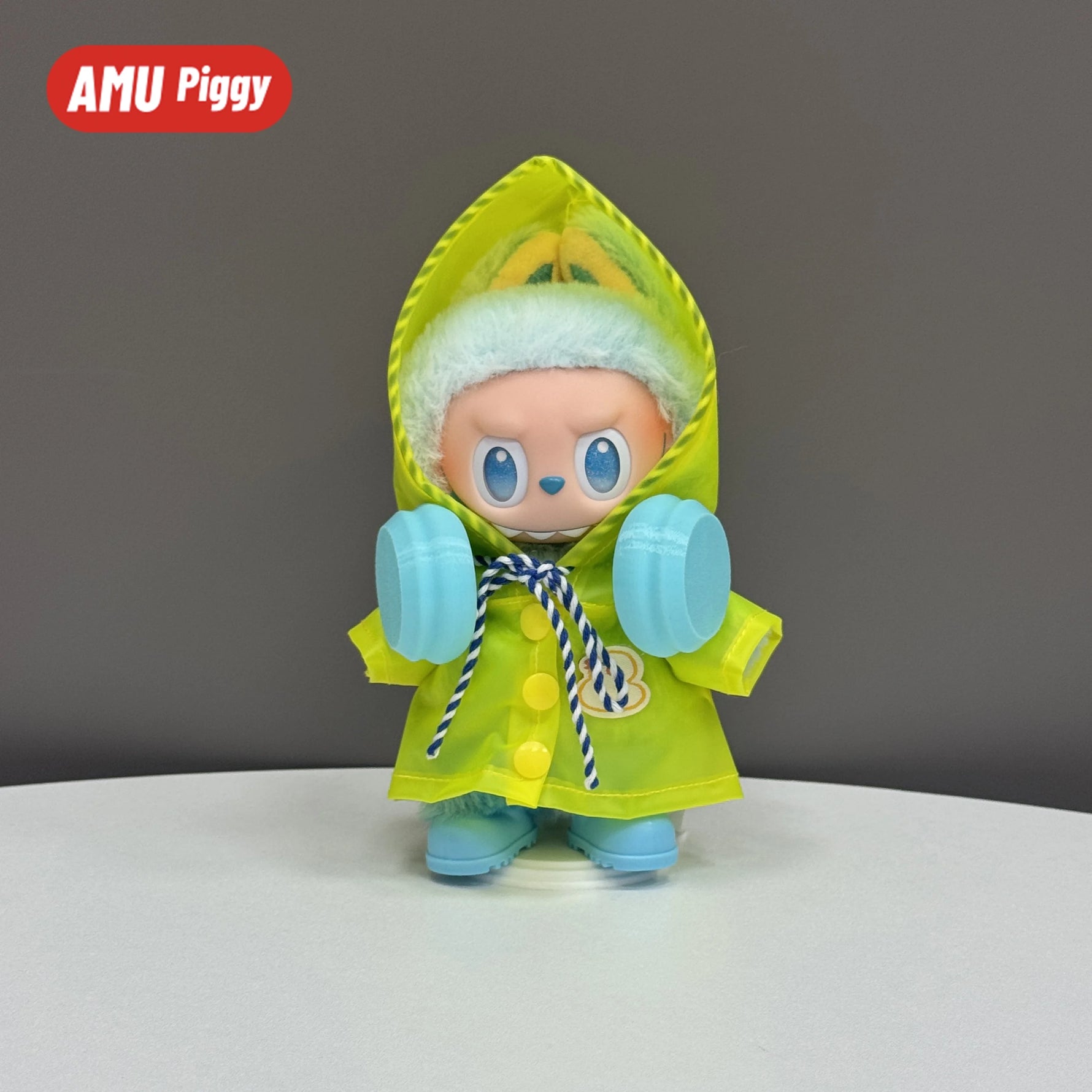 Doll Clothes: Baby Clothes Third Generation, Front High Energy Set, Sitting Party, Macaron,Only clothes