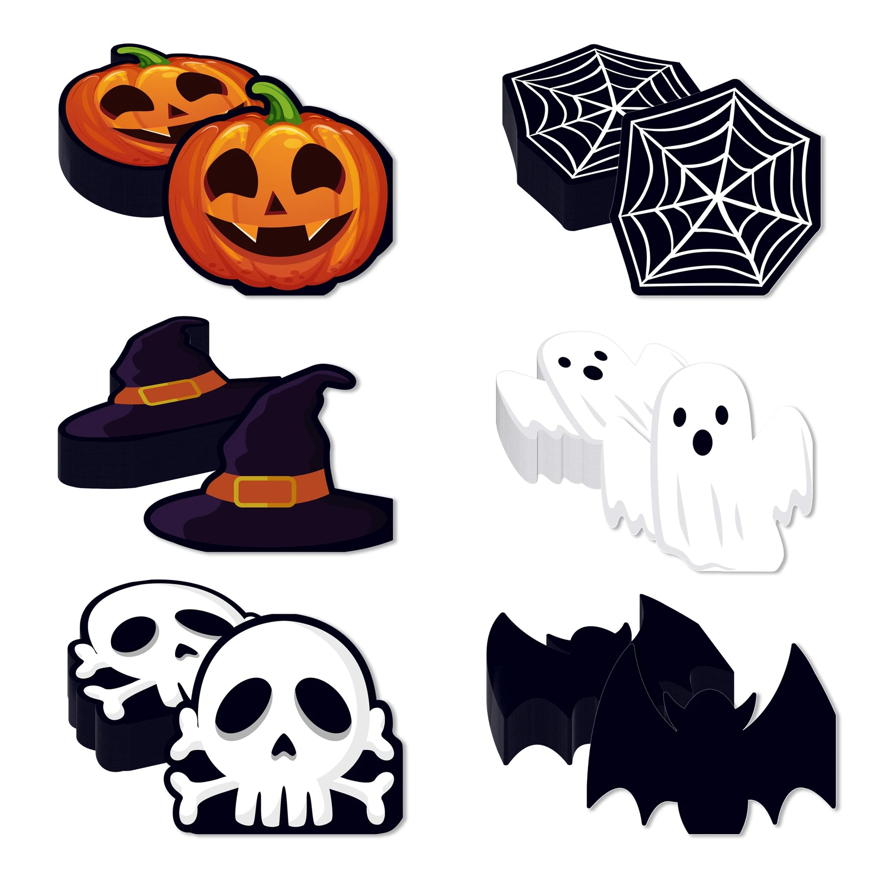 20/40/60/80/100pcs Halloween Theme Party Disposable Napkins Cocktail Napkin Bat Spider Pumpkin Halloween Holiday Decor Tableware