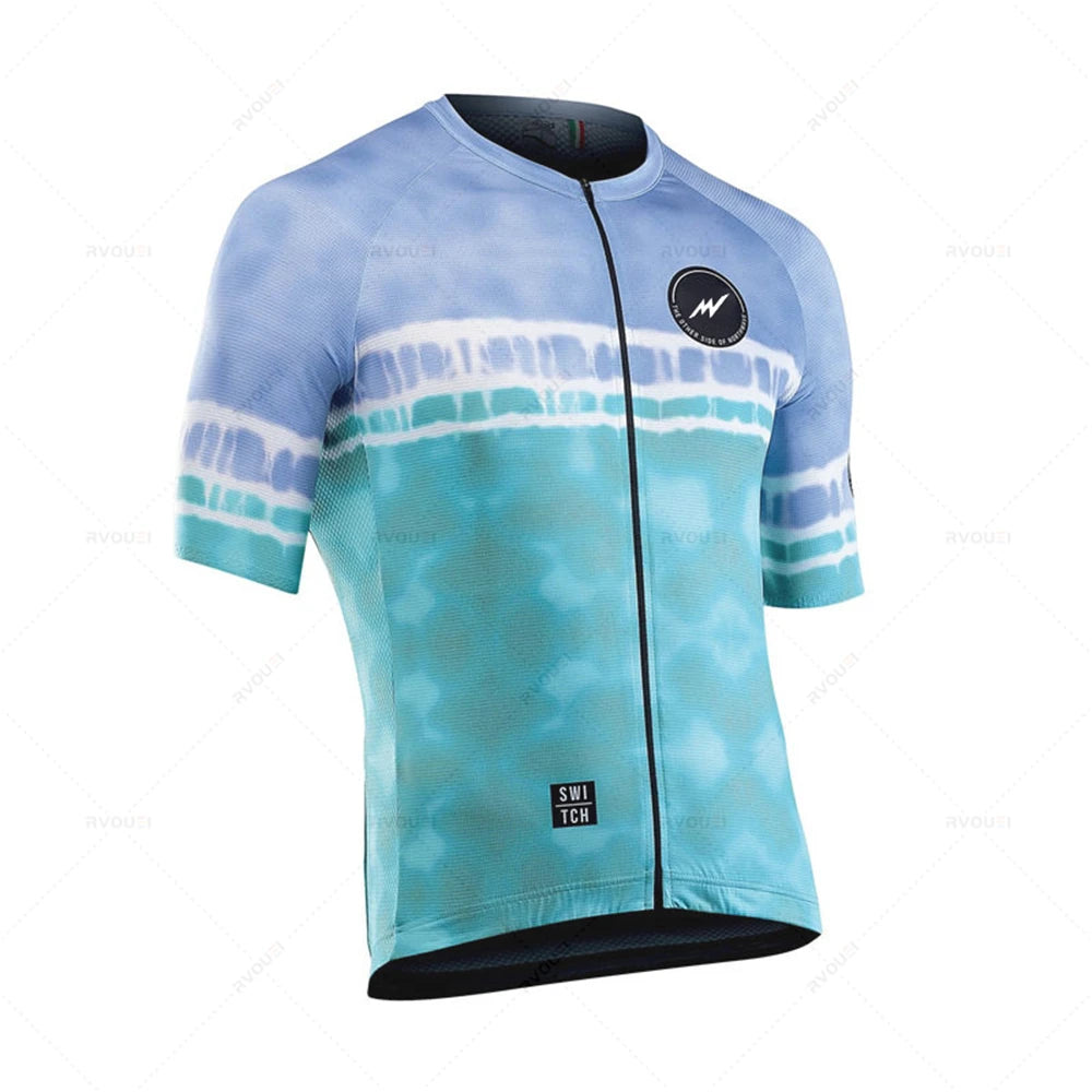 Morvelo-Bicycle Jersey Set, Breathable Bike Uniform, Quick Dry Cycling Clothing, MTB Clothes, Bicycle Shirt