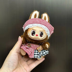 Mini Doll'S Clothes Outfit Accessories For Korea Kpop Exo 15-17cm Labubu Idol V1 V2 Overalls set Clothing Gift