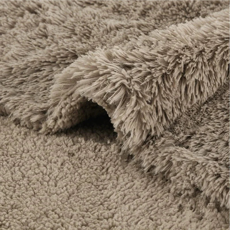 2025 New Waterproof Blanket for Couple, Large Size for Beds Bedroom Throw Luxury Shaggy Warm Blankets Lovers Microfibre-blanket