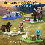 Magnetic Building Blocks Toys Gifts Magnetic Baseplate Role Children Magnet Brick Set Age 6+ DIY Strong Magnet Base Plate Toy