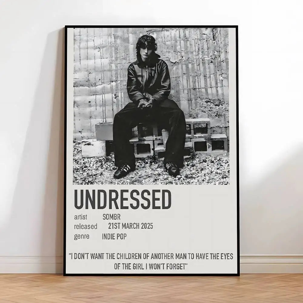 Popularity soars S-Sombr S singer Poster HD posters Self-adhesive waterproof ideal for living room bedroom bar decoration