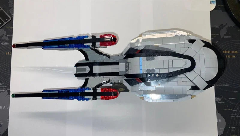 Bricklink Star Movie Starship Enterprise NCC-1701 Discovery Voyager NX-01 Delta MOC Spaceship Sets Building Blocks Kid Toys Gift