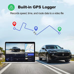 4K+2K Front and Rear Dash Cam Built-in WiFi 3 Inch IPS Car Video Camera WDR Night Vision G-Sensor 24H Parking Mode APP Control