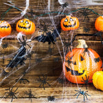 4.5x5cm Artificial Plastic Spiders Mini spider Black Fake Spiders Halloween Prank Props for Halloween DIY Party Decoration
