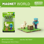 Magnetic Building Blocks Toy Gifts for Kids Ages 6+, DIY Educational Brick Sets with Strong Magnet Base