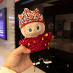 Gd With G-Dragon Labubu Baby Clothes 17cm Suit Pendant Plush Doll Clothes Cute Doll Clothes Vinyl Keychains Clothes