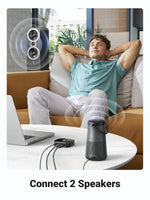 UGREEN AUX RCA Bluetooth Receiver Adapter for Home Stereo System, HiFi 3.5mm RCA Bluetooth Adapter for Old Stereo Receiver