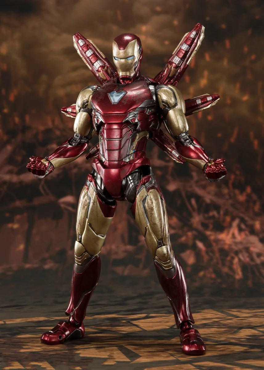 16cm Marvel Avengers Iron Man Mark 85 Ultimate Articulated Figure Model Statue Desktop Decoration Gift