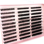 300/120PCS 5D Fluffy Cluster Lashes 30D-100D Natural Thick Eyelash Clusters Individual Lashes DIY Eyelashes Extension Makeup