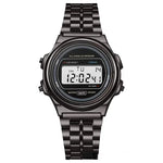 Retro Square Electronic Watches Digital Display Women Men Watch Rose Gold Silver Luxury Ladies Wristwatches Relojes Para Mujer