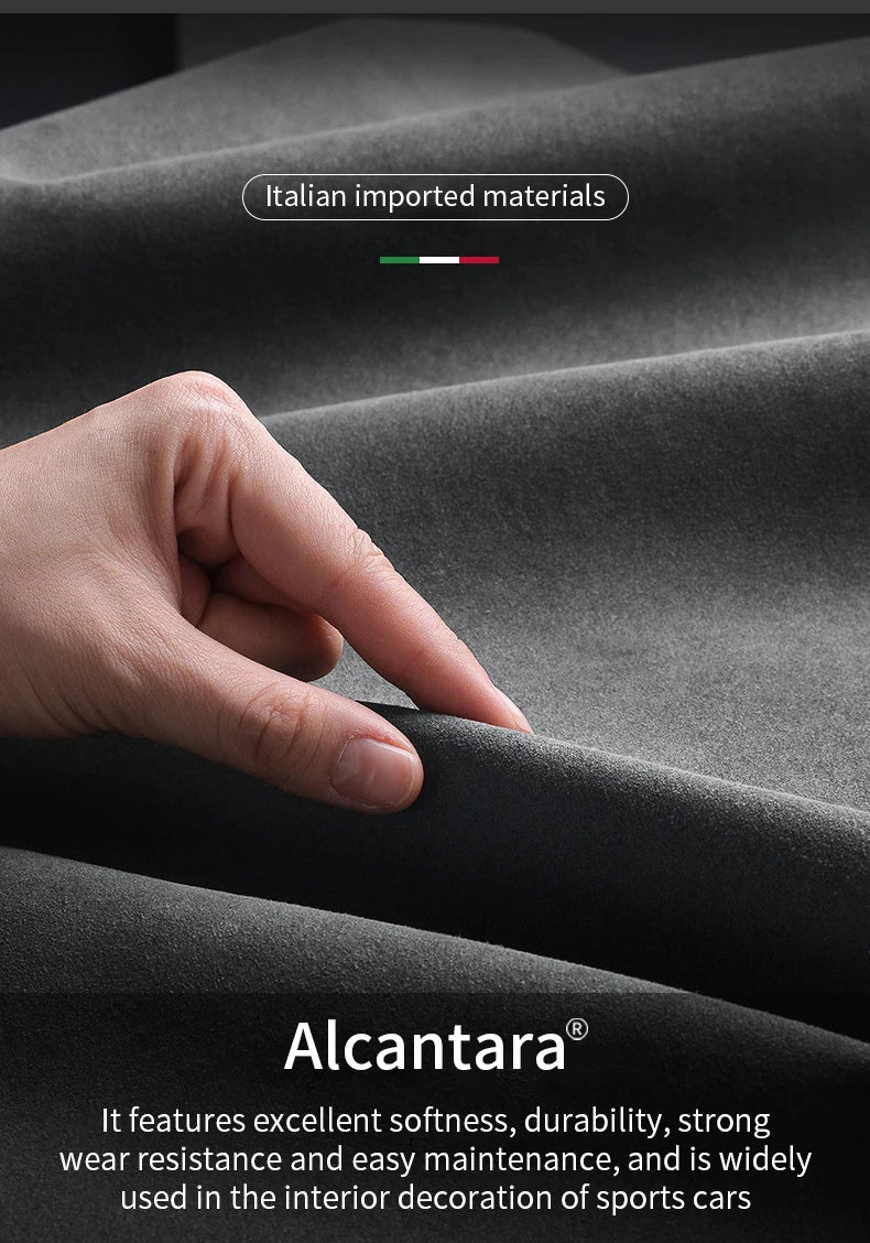 Premium Genuine Italy Imported Alcantara Magnetic Case for iPhone 17Pro 17Air 17 Pro Max with MagSafe Business Soft Touch Cover