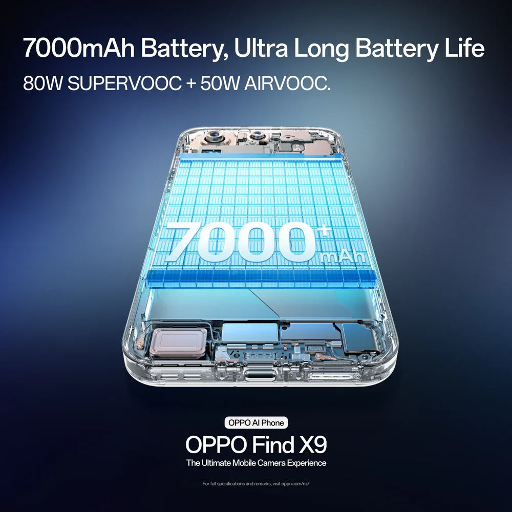 OPPO Find X9 smartphone 12GB+512GB android 5g ,MediaTek Dimensity 9500,7025mAh Battery 80W SUPERVOOC,6.59inches 2760 × 1256 Pixels 50MP OIS Camera ,NFC/Wi-Fi 7/Bluetooth 6.0