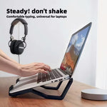 Ergonomic Adjustable Laptop Stand with Tilt and Height Adjustment – Portable for MacBook and PC, Minimalist Design
