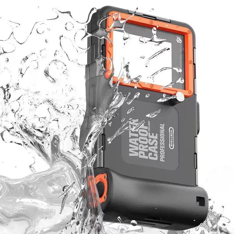 Waterproof Phone Case Holsters & 15m Diving 50ft Swimming Premium Protective Housing & Lanyard For iPhone Samsung 6.8
