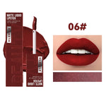 Long Lasting Velvet Matte Lip 6 Colors Gloss Waterproof Non-stick Cup Sexy Nude Red Pink Liquid Lipstick Lips Makeup Cosmetic