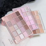 20-color eye shadow tray, cigarette powder, rose tray, warm and warm, and the atmosphere is tender and the powder is not flying