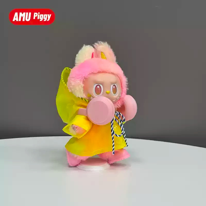 Doll Clothes: Baby Clothes Third Generation, Front High Energy Set, Sitting Party, Macaron,Only clothes