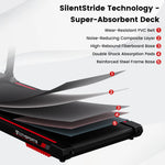 CITYSPORTS PRO Electric Folding Treadmill with Incline - 12 km/h Max Speed, Smart App Control, LED Display