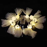 1.5M 10LED Halloween LED Light String Horror Eyeballs Pumpkin Spider Bat Skull Lamp Trick Or Treat Happy Halloween Party Decor