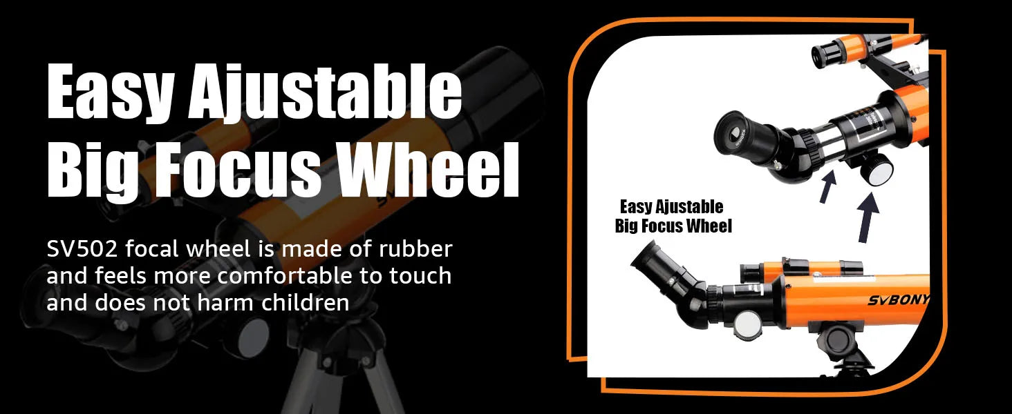 Svbony SV501P 60/70mm Astronomical Telescope Sets,for Planetary and Moon Observation,Gift for  Kids,Beginners and Students