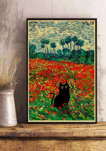 Digital Cats Cute Poster Kraft Paper Prints Modern DIY Funny Cartoon Room Painting Prints Art Picture Posters Living Room Decor