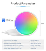 Smart WiFi LED Ceiling Light 24W Cozylife APP Control Voice Control Round Panel Ambient Lamp AC85-265V Works Alexa Geogle Home