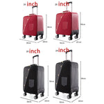 Women's Wedding Luggage Suitcase -Carry-On Trolley with Wheels, Lightweight Travel Bag for Air Travel, Business Trips