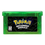 Pokémon GBA-Spielkassetten – Emerald, Seaglass, Rouge Recharged, Yellow Lunar & Dark Violet für die Game Boy Advance-Konsole