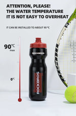 ROCKBROS 750ml Bicycle Water Bottle Plastic Sports Fitness Running Hiking Kettle Leak-proof Bike Bottle Cage