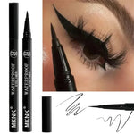 1/2 PCS Black Quick-Dry Eyeliner Pencil - 24H Lasting Smooth Matte Waterproof Anti-Smudge Liquid Eyeliner Makeup for Eyes