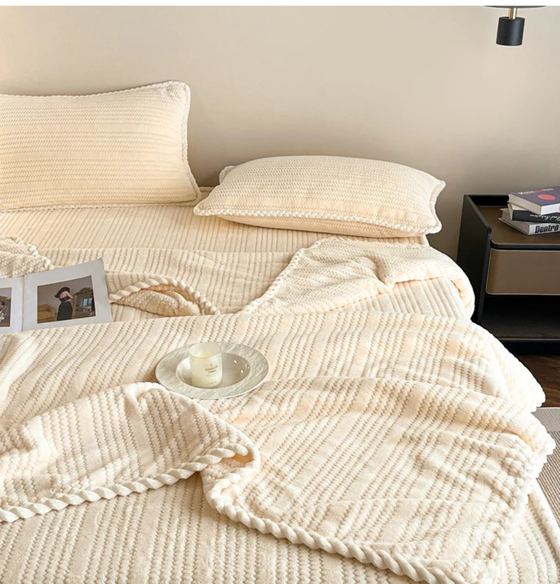 Clearance_Throw Blanket for Sofa Winter Blanket King Size Home Warm Plaid Comforter Bedspread Bedding Sheet_Continuous updates