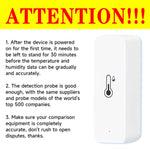 Tuya Wifi/Zigbee Temperature And Humidity Sensor Indoor Thermometer Smart Life Control For Home Work With Alexa Google Assistant