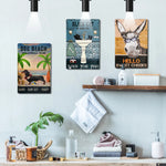 Metal Sign - Black Bat Apothecary  Metal Sign Indoor/Outdoor - Great Halloween Witch Decoration and Gift Under