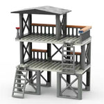 WW2 Army Military Base Model Building Kits Boys Toys Gifts Army Supplies Military Construction Building Blocks Sets