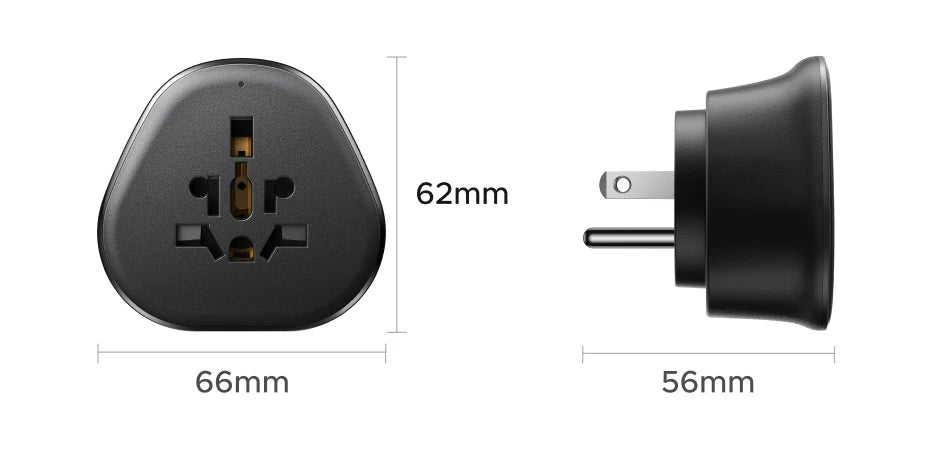 UGREEN Universal Travel Adapter Extension Socket EU/US/UK Plug Converter Multi-Country Power Adaptor for EU US UK KR RU Outlets