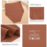 Set Seamless Ice Silk Shapewear Panties for Women, High Waist Slimming Briefs, Elastic Butt Lifter Underwear, Large Size