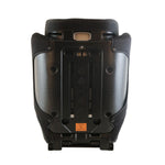 I-Size child seat booster 100-150cm with ISOFIX | Adjustable headrest & 3-point strap | ECE R129 Certified (black)