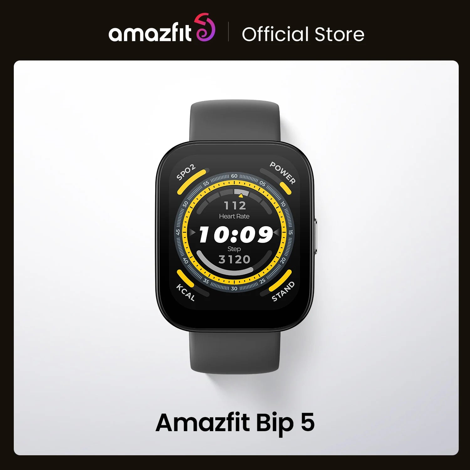 Amazfit Bip 5 Smartwatch 46mm GPS Fitness Tracker Android iOS
