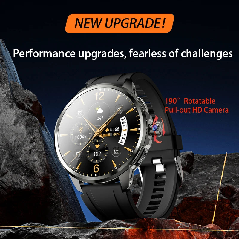 Origianl H99 Smartwatch Amoled 4G Smart Watch Men Students With 190° Rotary Camera GPS Position WIFI Connect Google Play Store