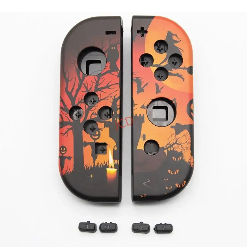 Cartoon pattern Front Back with Middle Frame Shell Housing Case Plastic Cover For Nintend Switch NS NXJoy-Con JoyCon Controller