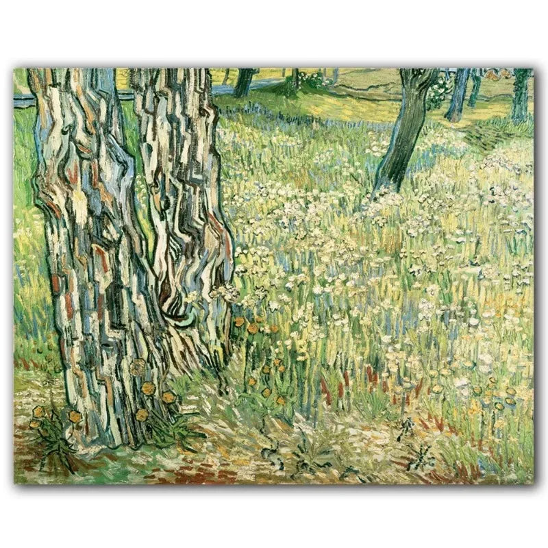 HD Print Van Gogh Masterpiece Poster Abstract Garden Almond Blossoms Starry Night Canvas Painting Wall Picture Room Home Decor