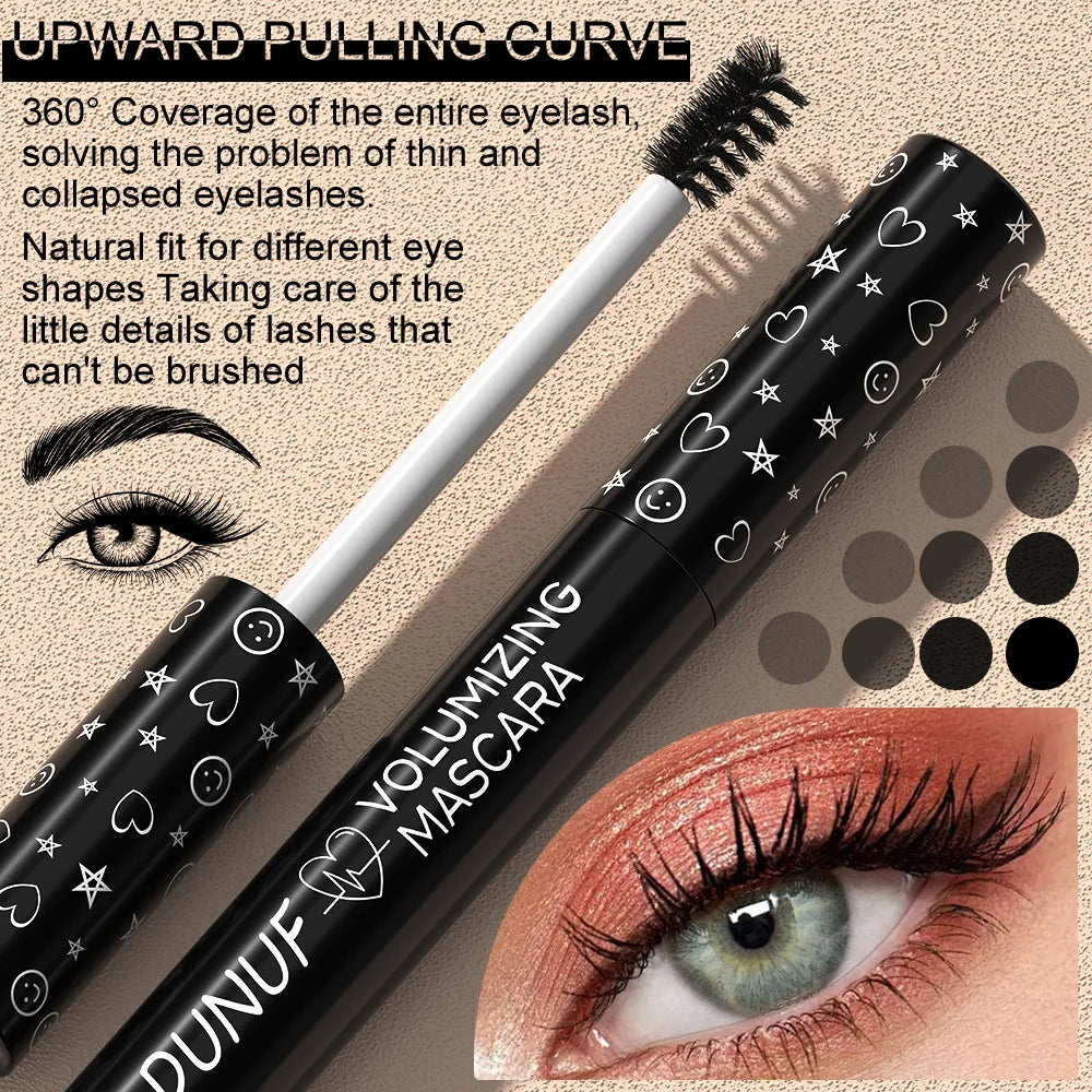Colorful Curling Mascara Waterproof Fast Drying Eyelashes Extension Multicolor Lashes Makeup Lasting Waterproof White Mascara