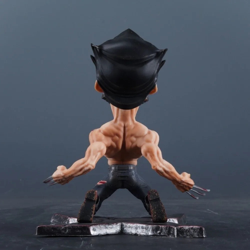 17cm/6.69in The Marvel Movie X-Men Origins Hugh Jackman Wolverine Action Figures Pvc Statue Collection Model Toys Gifts