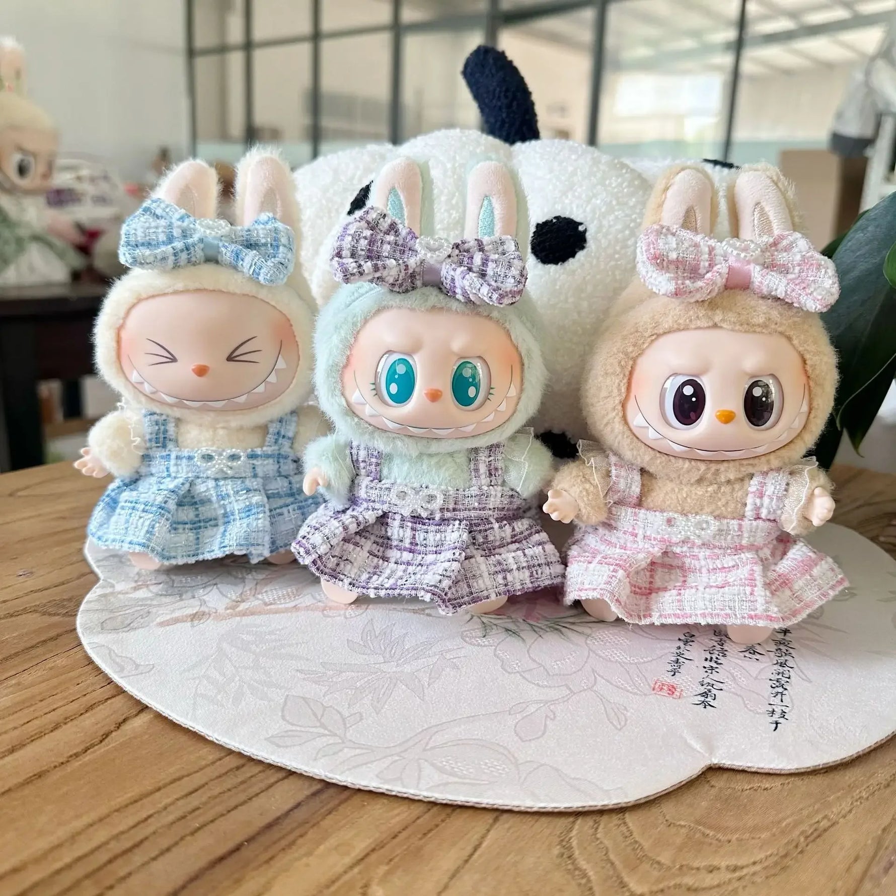 17cm Mini Plush Doll'S Clothes Outfit Accessories For Korea Kpop Exo Labubu Idol suit Clothing Gift，Only clothes and no dolls