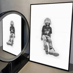 O-OsamaSon Stil Slime RAPPER Poster HD home decor sticky wall waterproof home living room bar aesthetic decor