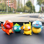 Pokemon Fool Stupid Pikachu Bulbasaur Charmander Squirtle Cute Figure Collection Model Toys