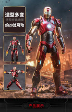ZD Toys Iron Man MK15 MK16 War Machine MK2 Action Figure Iron Man Mk47 MK35 Red Snapper 1/10 Scale Iron Man Collections Gift