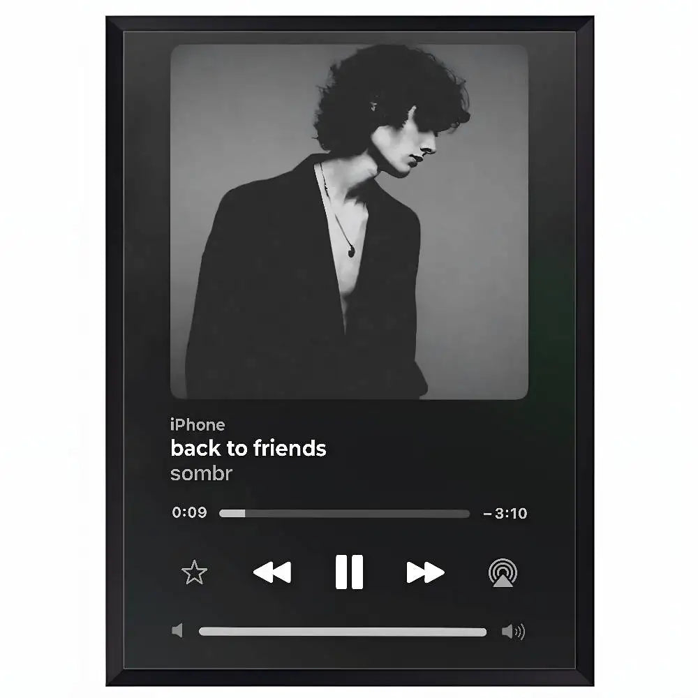 Popularity soars S-Sombr S singer Poster HD art sticky wall waterproof home living room bar office aesthetic decoration